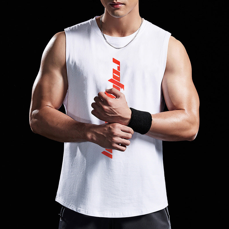 Men's Vest Youth Sports Breathable Sleeveless