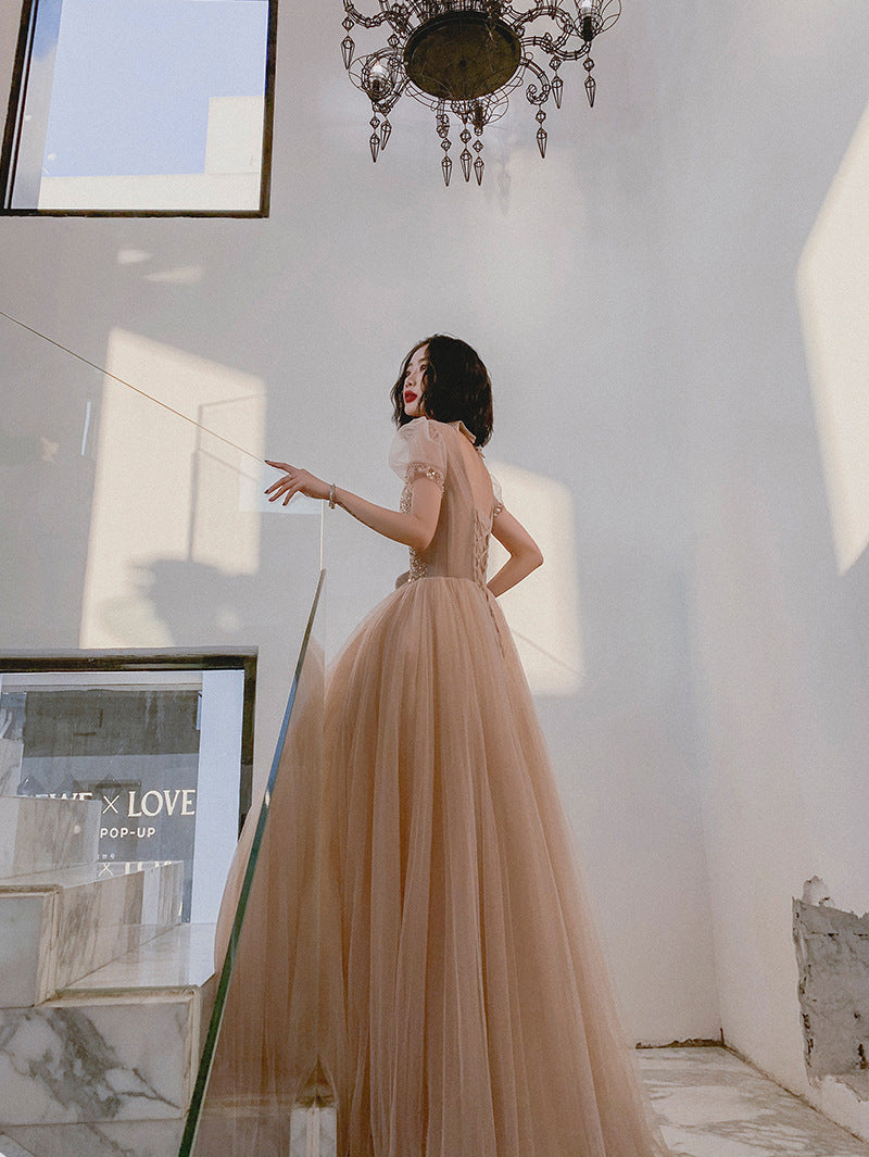 Vestido de novia para banquete, reunión anual y presentación