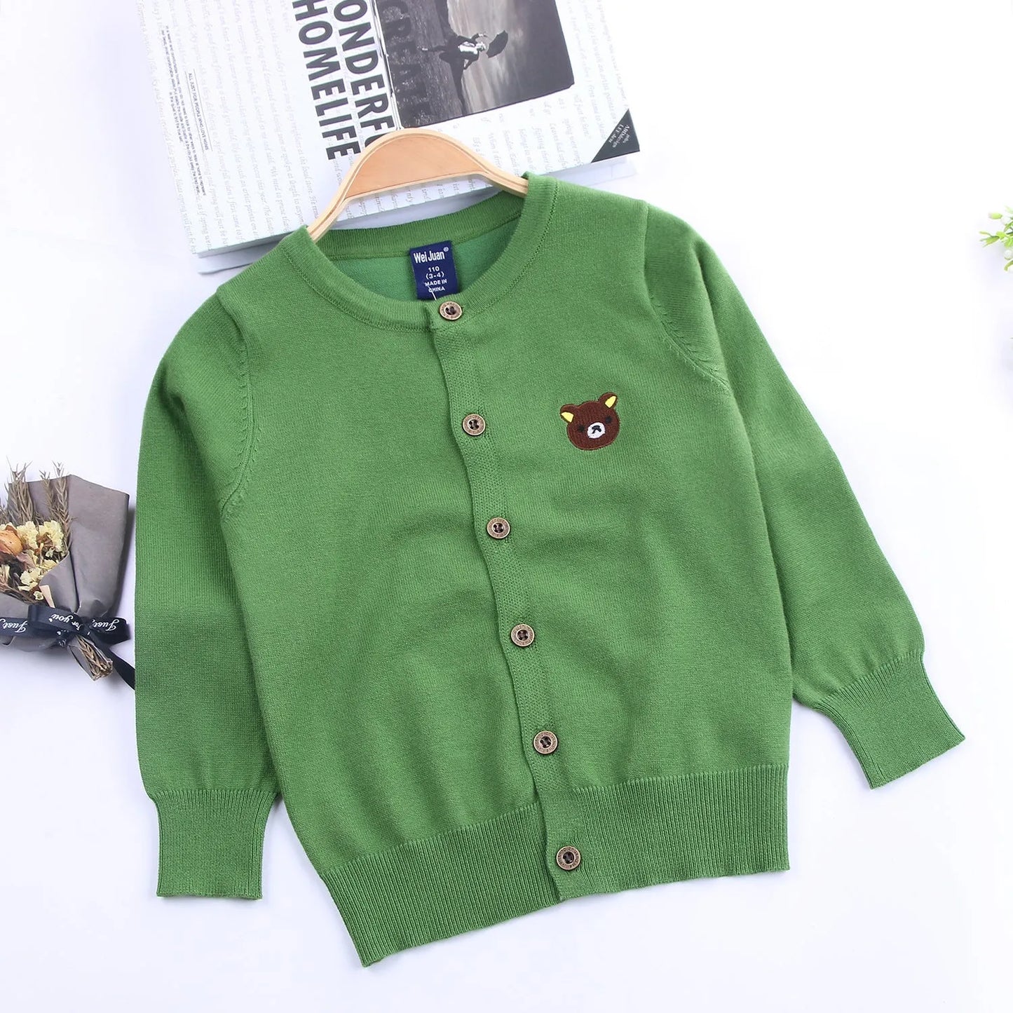 Chaqueta de punto clásica para niños, chaqueta fina para niños