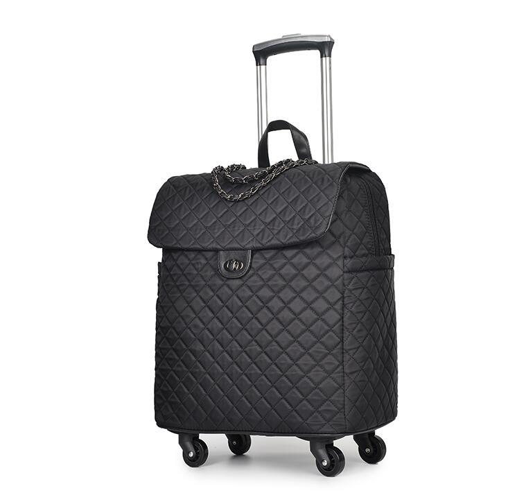 Bolsa de viaje impermeable de gran capacidad, equipaje universal con ruedas.