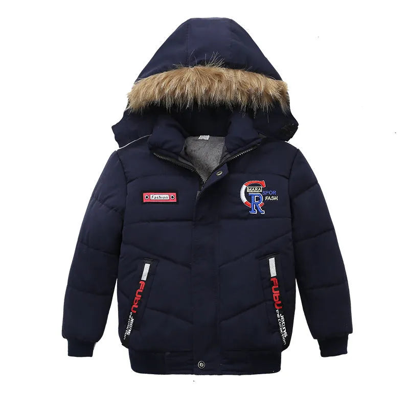 Chaquetas acolchadas de algodón para niños pequeños y medianos