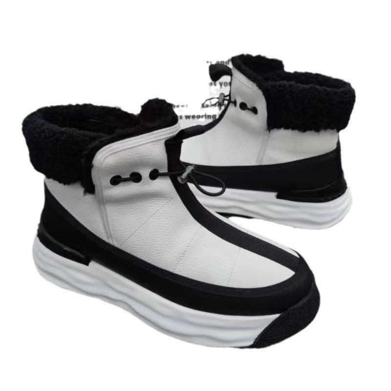 Zapatos de hombre con plataforma alta de cuero genuino