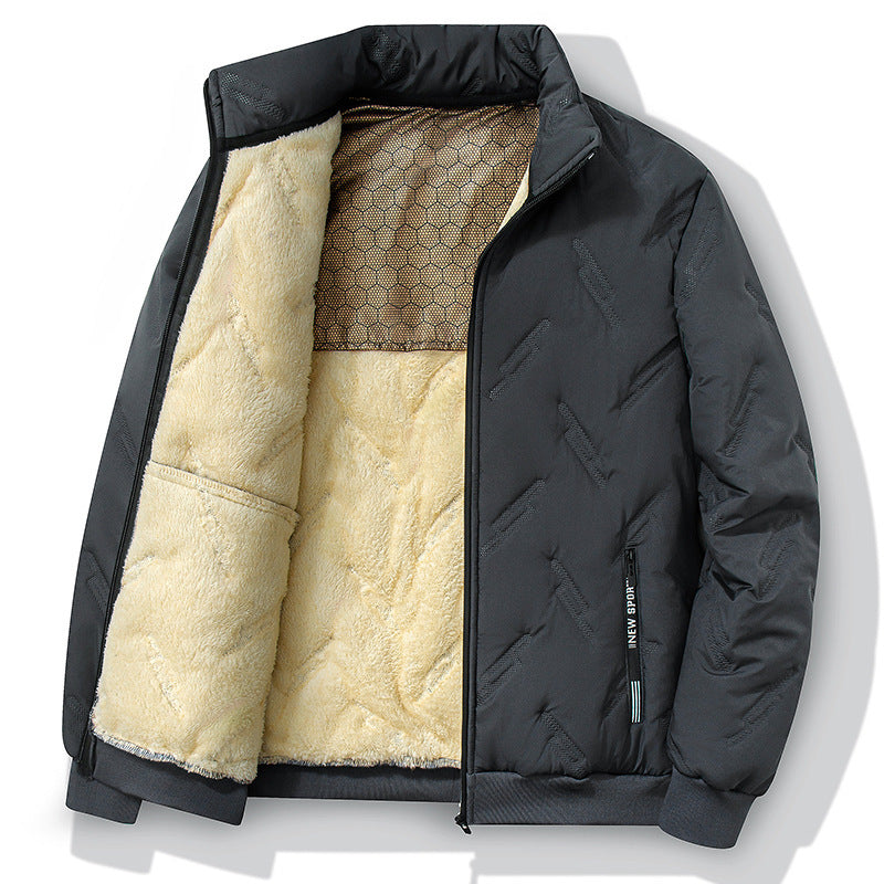 Nuevo Abrigo de algodón con diseño de grafeno, chaqueta polar gruesa y cálida para invierno, ropa