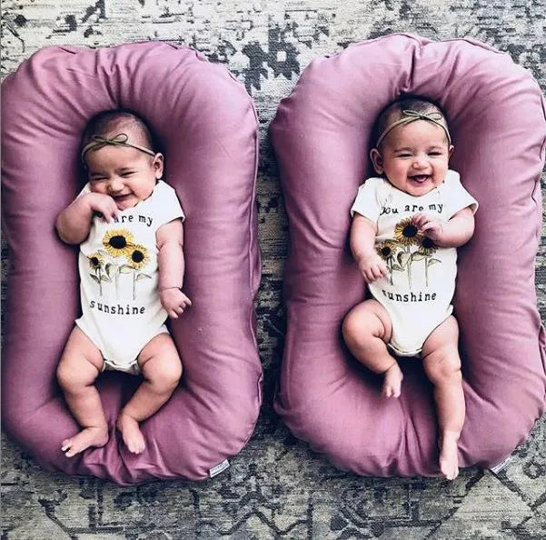 Nido de bebé, cama para bebé recién nacido, cama nido para niños, cama de algodón portátil para niños, cojín de cuna de viaje