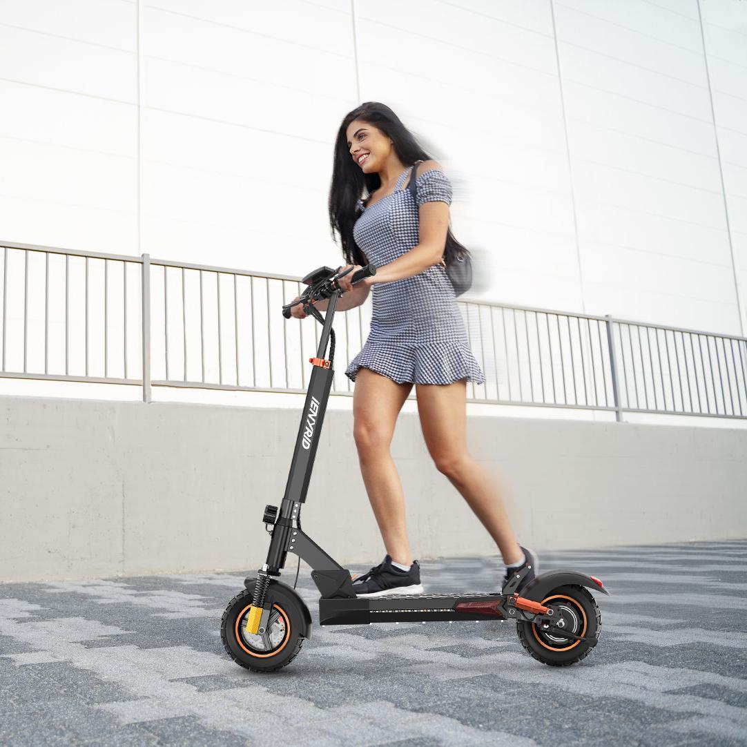 New IE Kugou M4 Pro S With Seat High Speed Electric City Scooter Suitable For Young Adults Teenagers