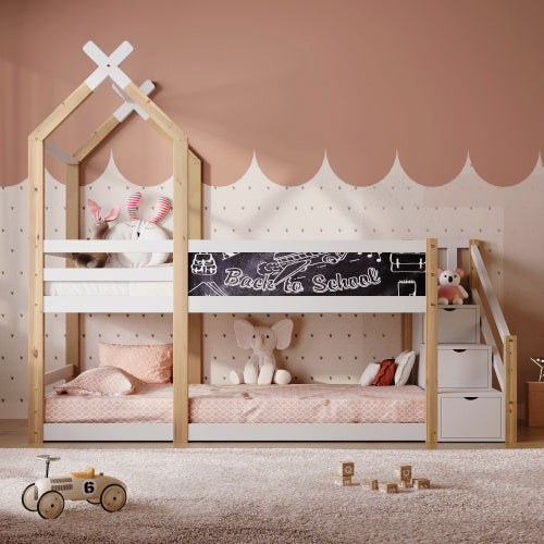 Cama infantil de madera maciza