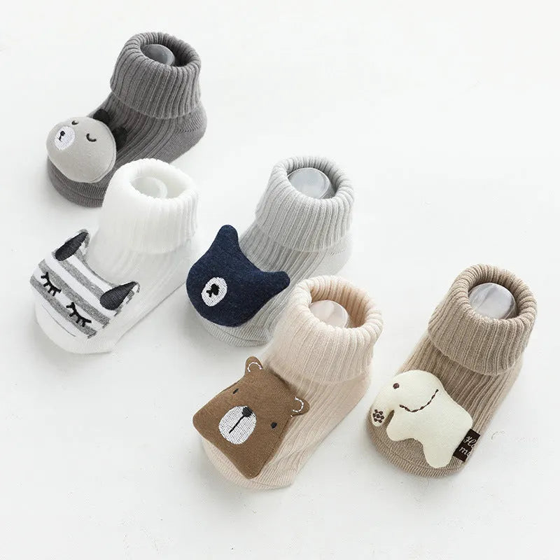 Calcetines para bebé, dispensador de pegamento, antideslizantes, sueltos, calcetines para bebé, calcetines de suelo para niños