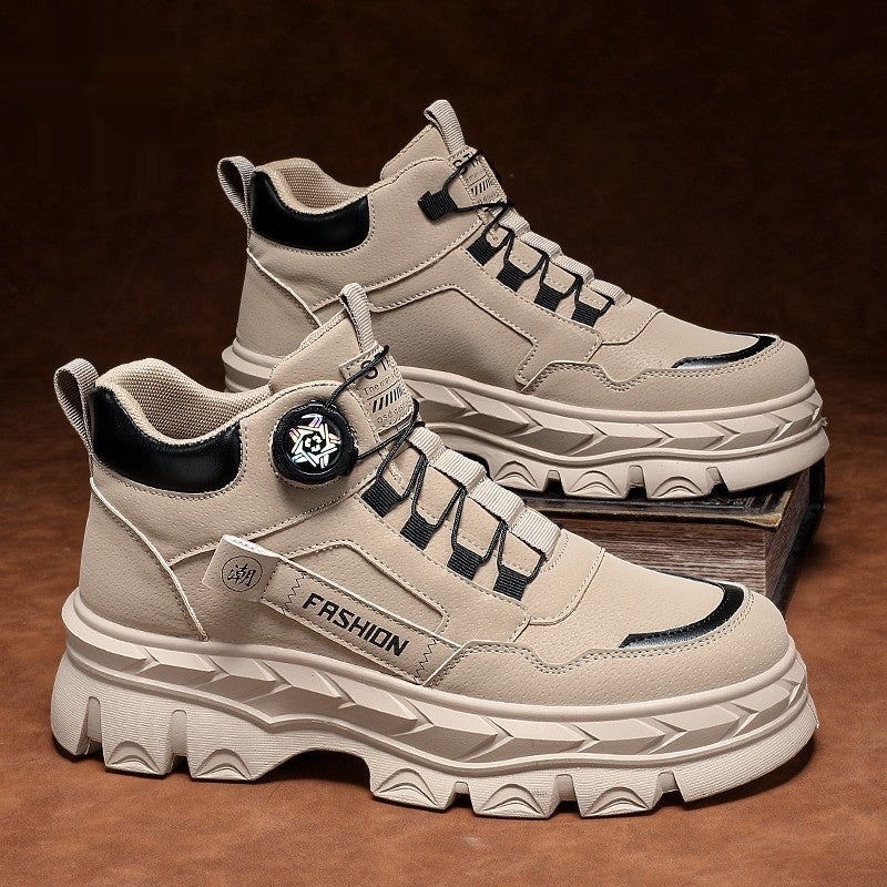 Botas Martin para hombre, zapatos casuales de caña alta