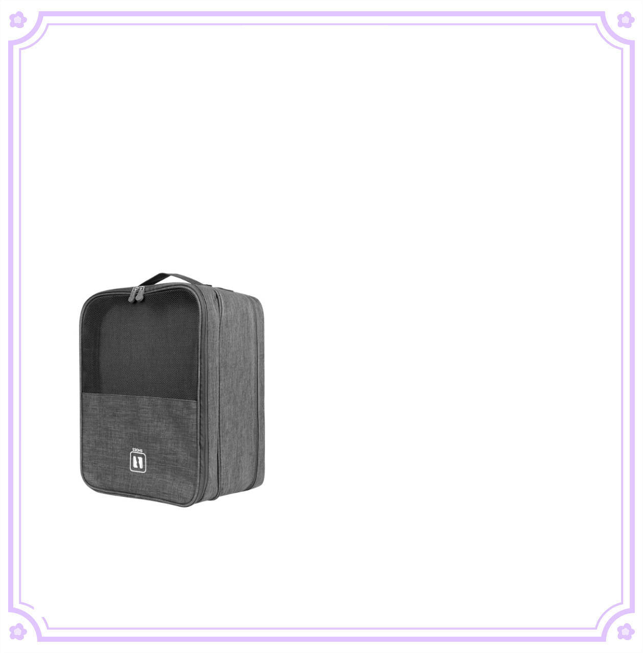 Bolsa de viaje para zapatos, caja de almacenamiento portátil, a prueba de polvo, portátil