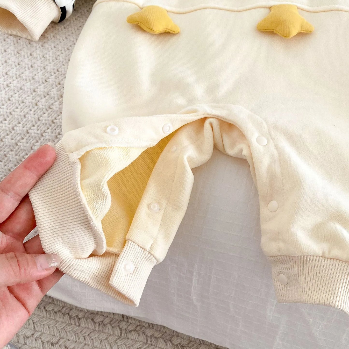 Mono de Otoño para Salir de Bebé de Mes Pequeño