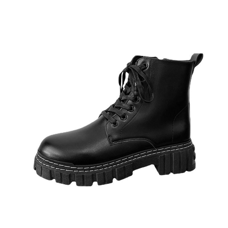 Botas Martin con cremallera lateral estilo británico para hombre