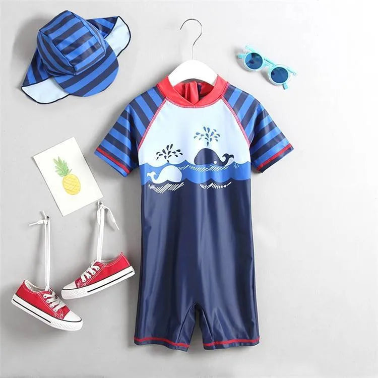 Traje de baño coreano de secado rápido para niño y bebé