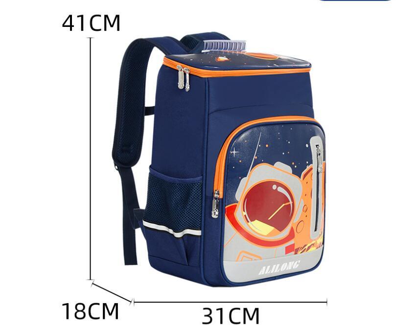 Mochila ligera para niños de primaria con protección para la columna vertebral