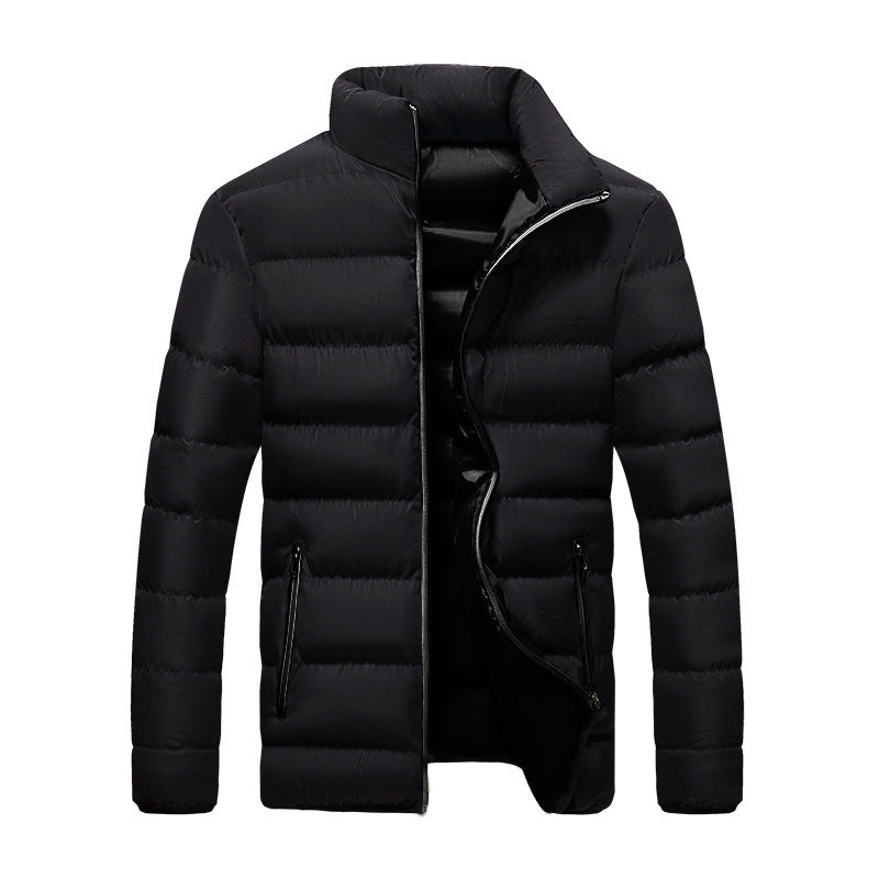 Chaqueta de invierno para hombre, ropa de pan ajustada, abrigo de algodón grueso, abrigo de comercio exterior para hombre, chaquetas grandes para hombre