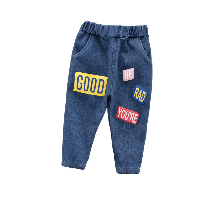 Bébé hiver plus le velours jeans