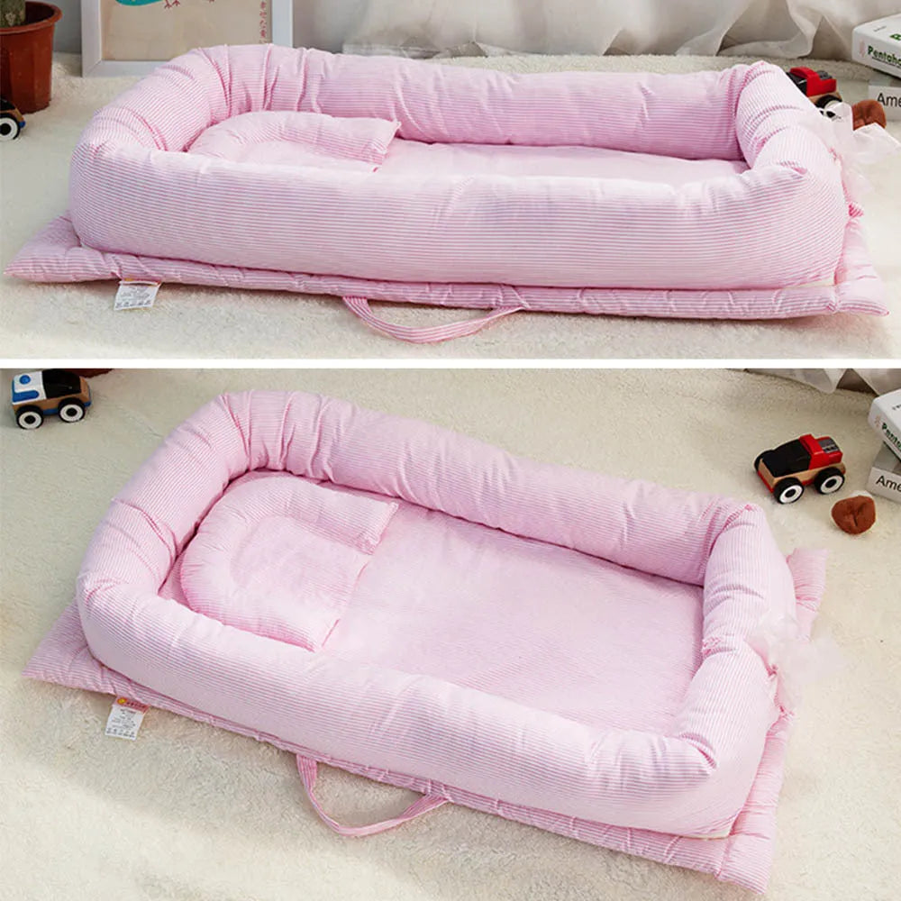 Cama de bebé de algodón