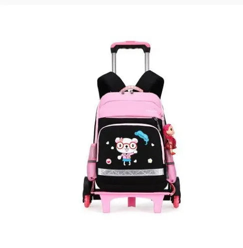 Bolso con ruedas desmontable coreano para estudiantes de escuela primaria