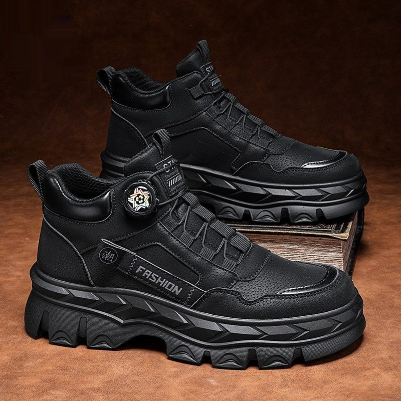 Botas Martin para hombre, zapatos casuales de caña alta