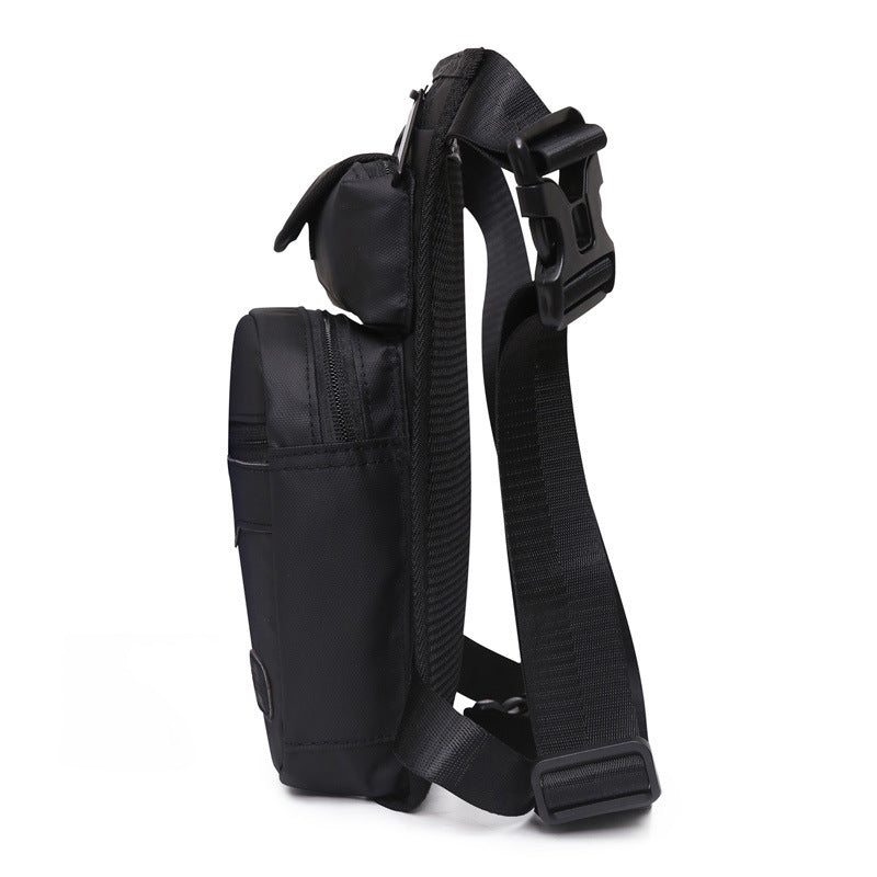 Hombres Impermeable Nylon LegsBag Muslo Cadera Bolsas Fanny Pack Moda