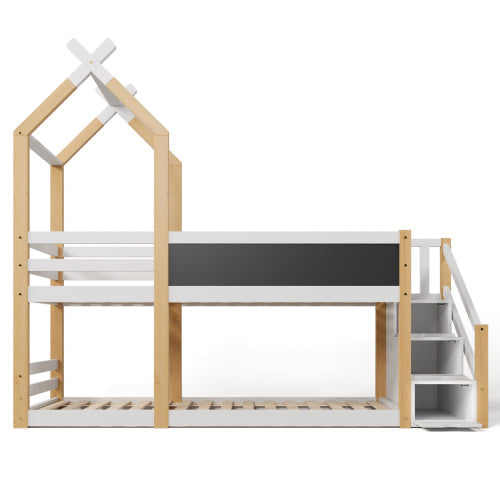Cama infantil de madera maciza