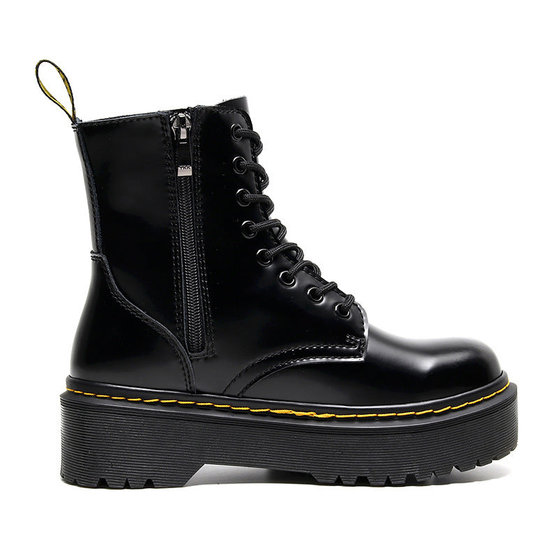 Botas de moto con cordones y parte inferior Muffin