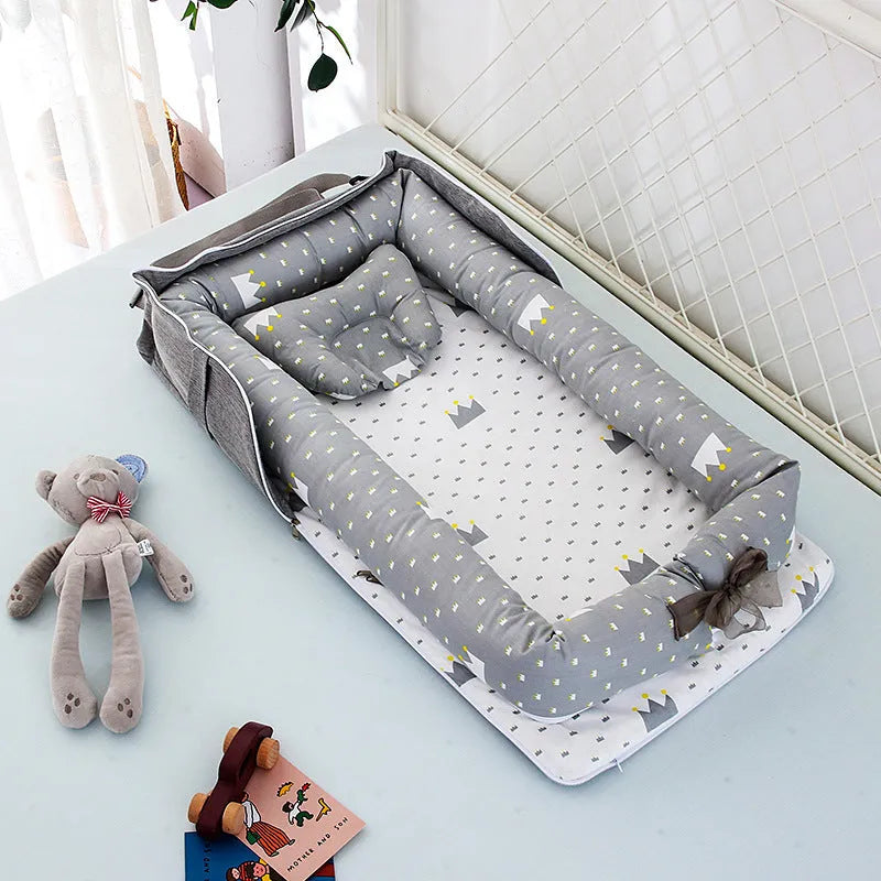 Cama de bebé plegable,