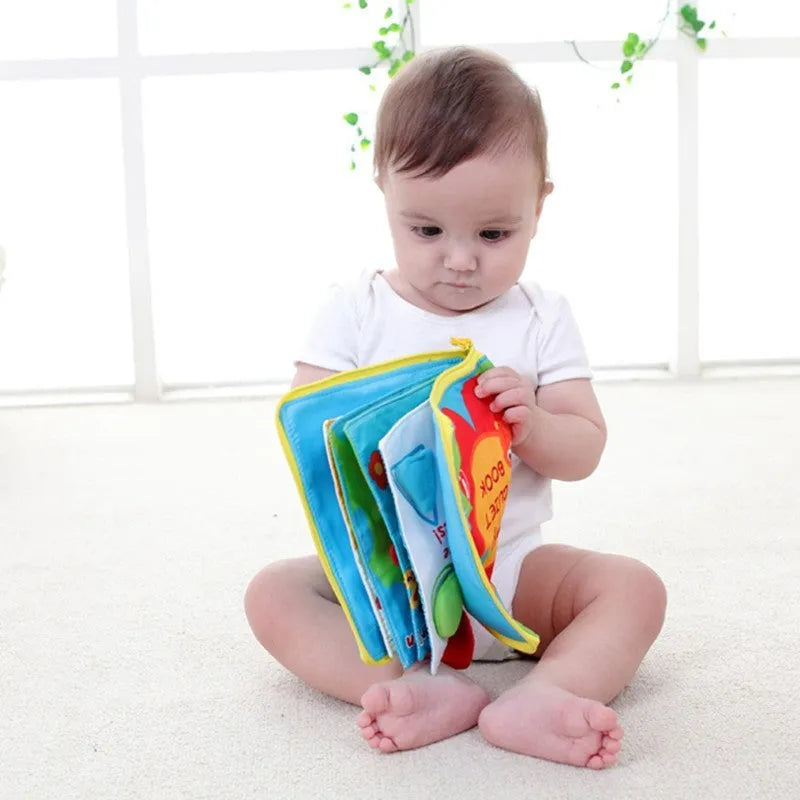 Libros de tela suave multifuncionales para bebés