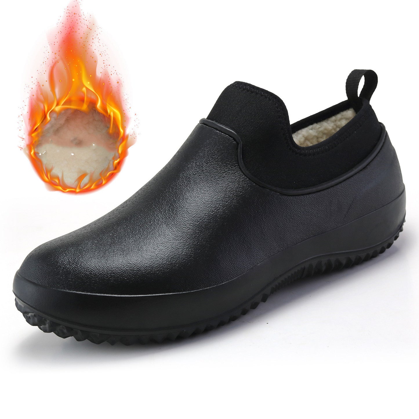 Botas de lluvia unisex de invierno para hombre Botas de nieve cálidas antideslizantes para hombre
