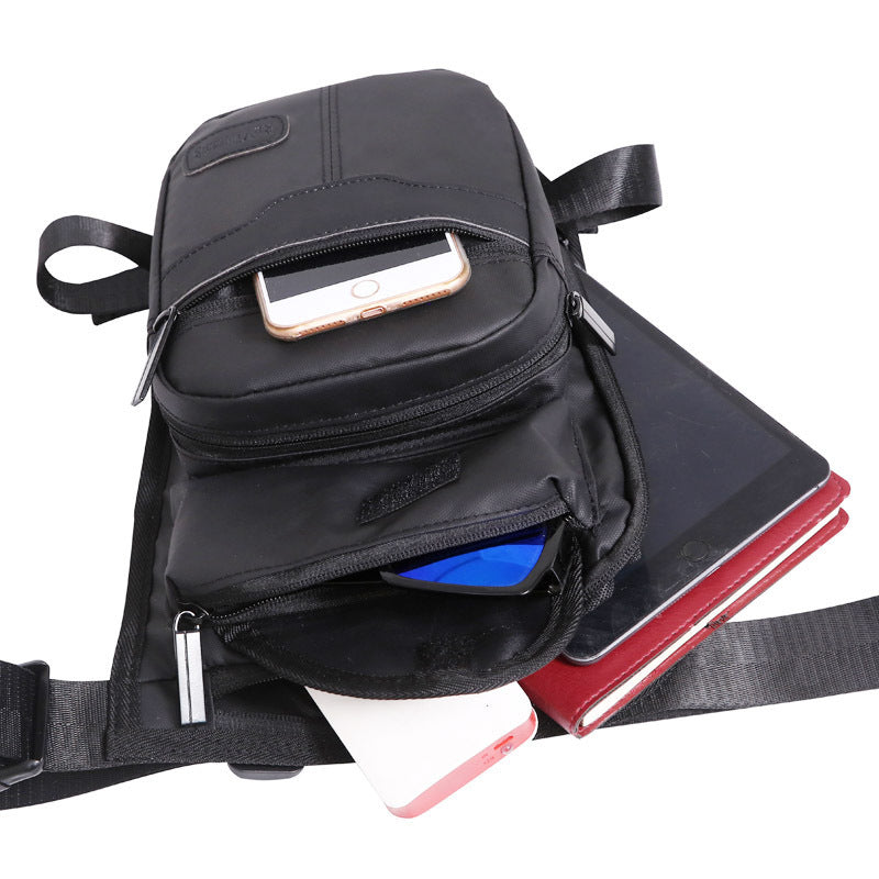 Hombres Impermeable Nylon LegsBag Muslo Cadera Bolsas Fanny Pack Moda