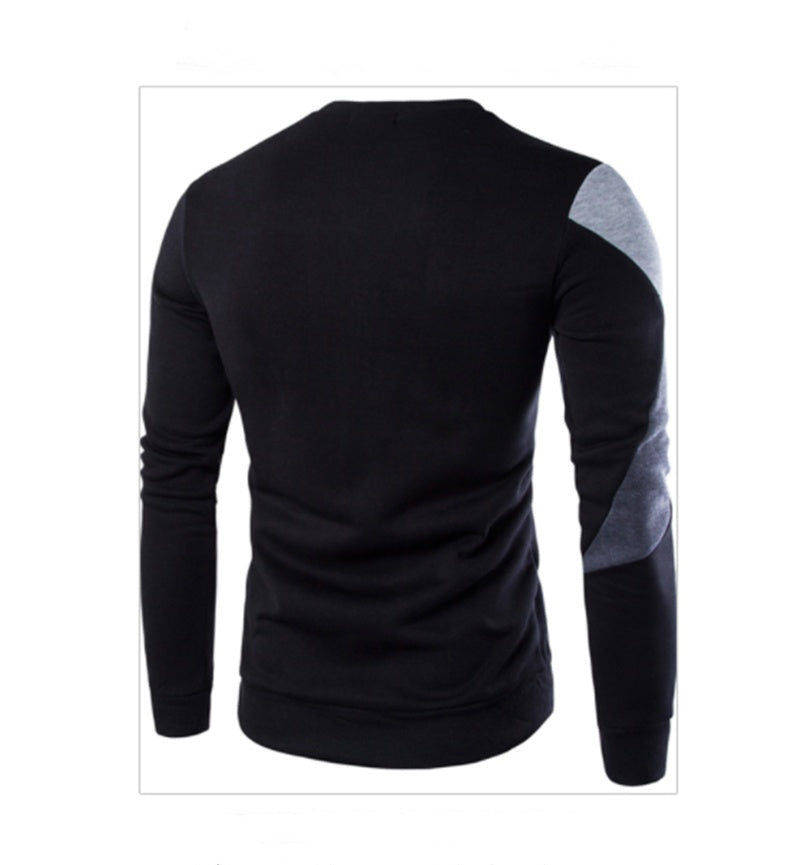 Suéteres para hombre, nueva moda, estampado informal, cuello redondo, suéteres de punto de algodón ajustados para hombre, jerseys, ropa de marca para hombre