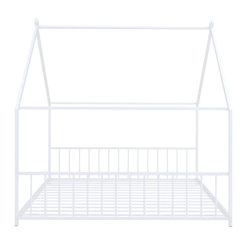 Cama de metal de tamaño completo para el hogar