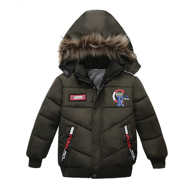 Chaquetas acolchadas de algodón para niños pequeños y medianos