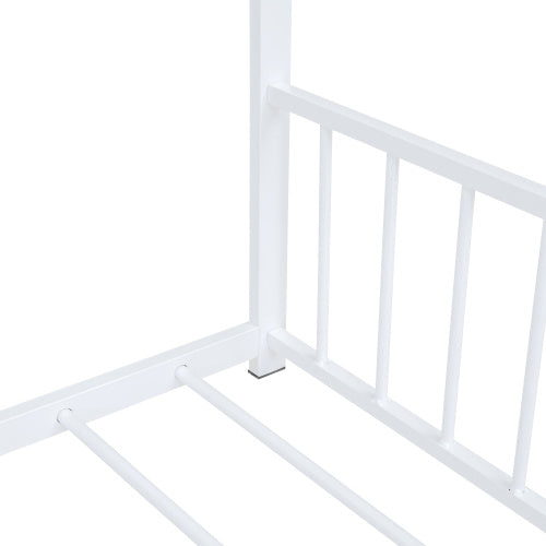 Cama de metal de tamaño completo para el hogar