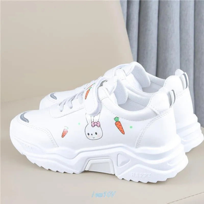 Zapatos para correr informales de Pu para estudiantes de escuela primaria de primavera y otoño