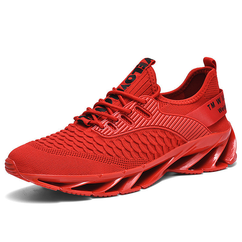 Zapatillas de deporte de moda con escala tejida voladora de Fashion Blade
