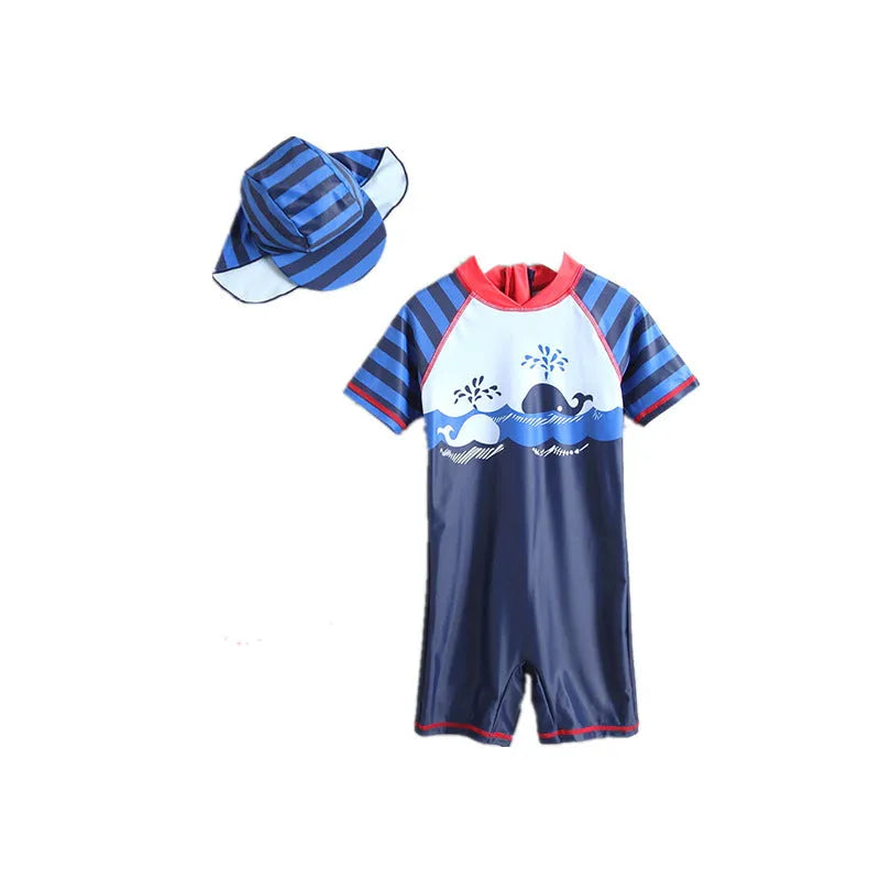 Traje de baño coreano de secado rápido para niño y bebé
