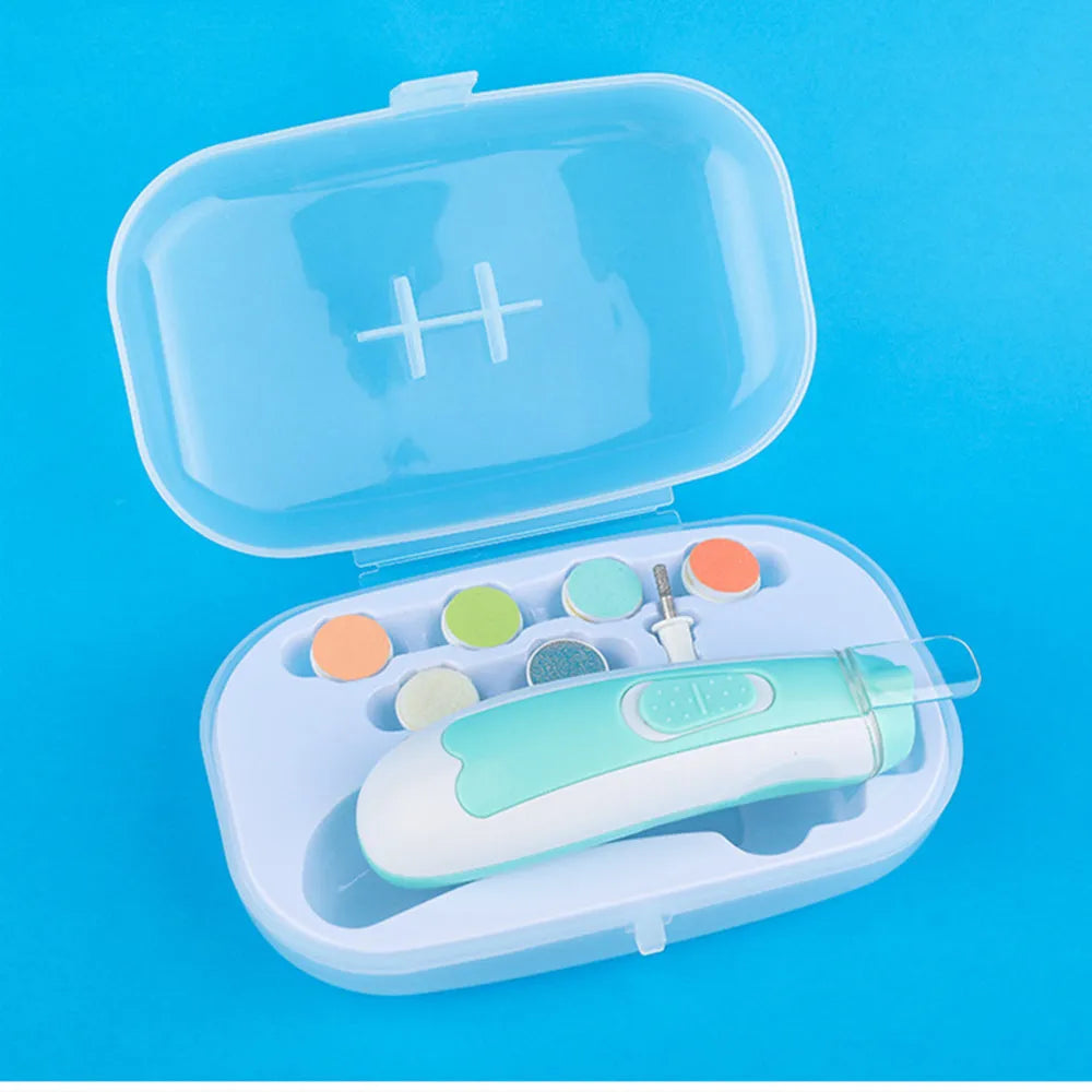 Nouveau-né Nail Clipper Électrique Bébé Anti-pincement Viande de Soins Ensemble