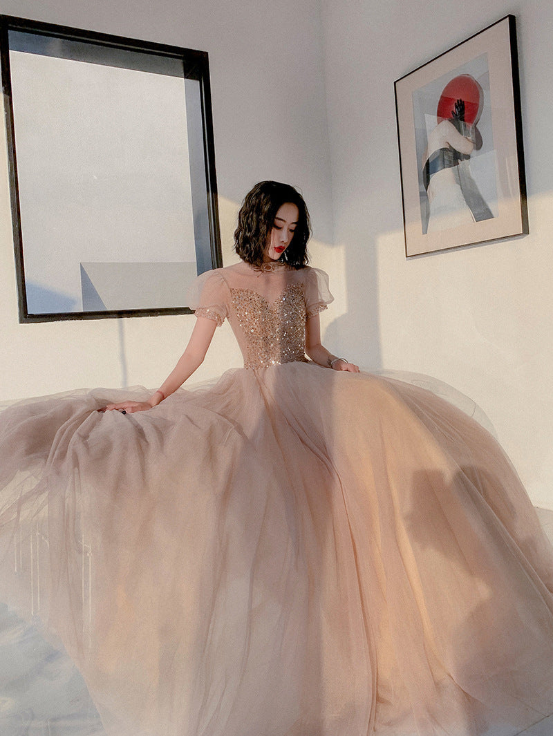 Vestido de novia para banquete, reunión anual y presentación