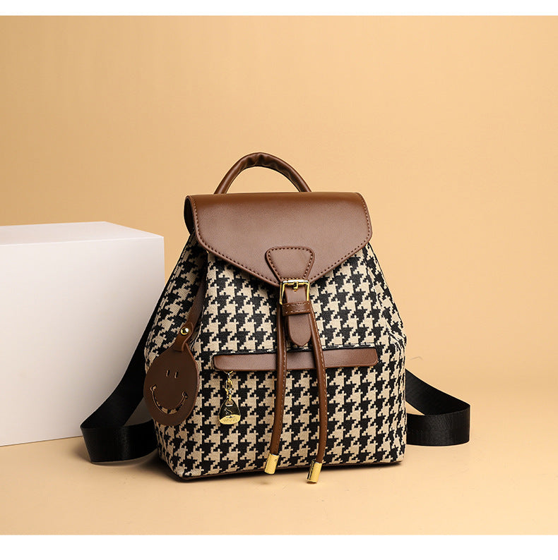 Mochila femenina informal multifunción de cuero para mujer, mochila de hombro para la escuela, mochila de viaje