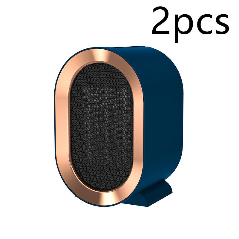 Calentador eléctrico de escritorio, Mini ventilador calefactor portátil, 220V, PTC, calefacción de cerámica, soplador de aire caliente, máquina calentadora para el hogar y la Oficina