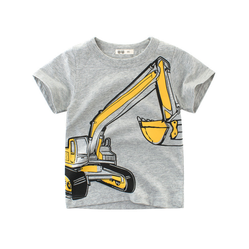 Camiseta de manga corta de verano para niños