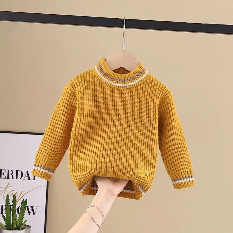 Jersey cuello redondo para niño