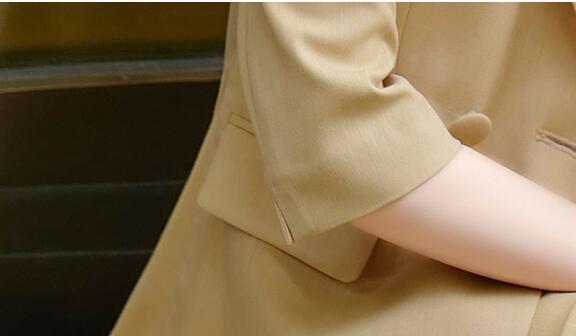 Women's Mid-length Three-quarter Sleeve Blazer Suit