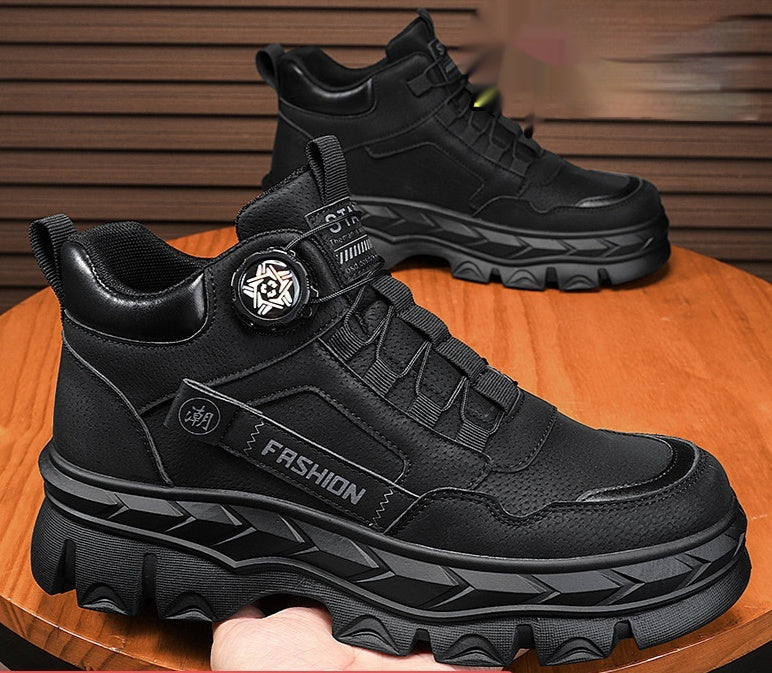 Botas Martin para hombre, zapatos casuales de caña alta