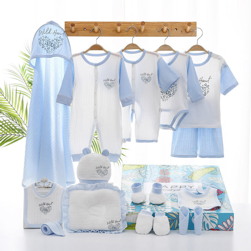 Conjunto de regalo para bebé con ropa fina de verano para recién nacidos