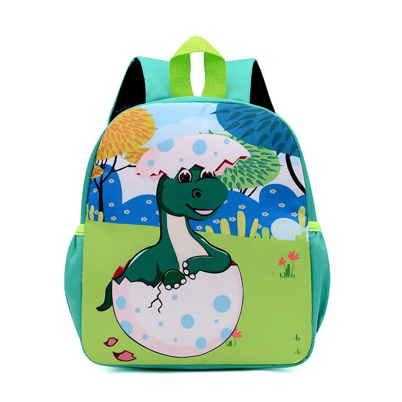 Jardín de infantes para hombres y mujeres Reducción de carga Descompresión Anti-perdida Moda Todo fósforo Mochila escolar Mochila para estudiantes de dibujos animados al por mayor