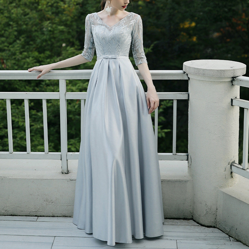 Vestido de noche elegante para banquete de mujer