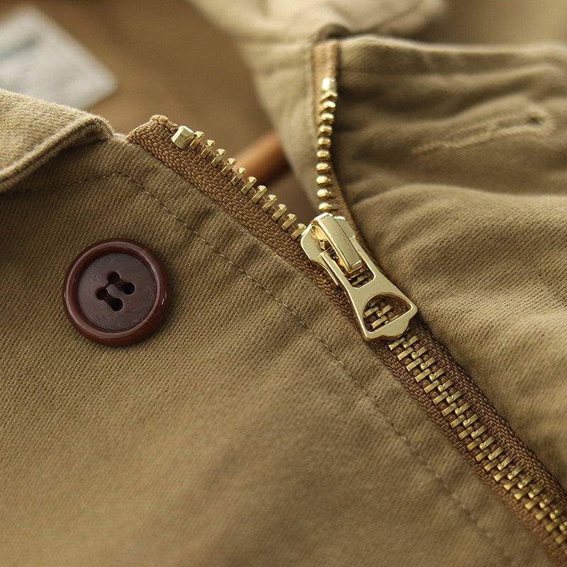 Chaqueta informal holgada retro para hombre