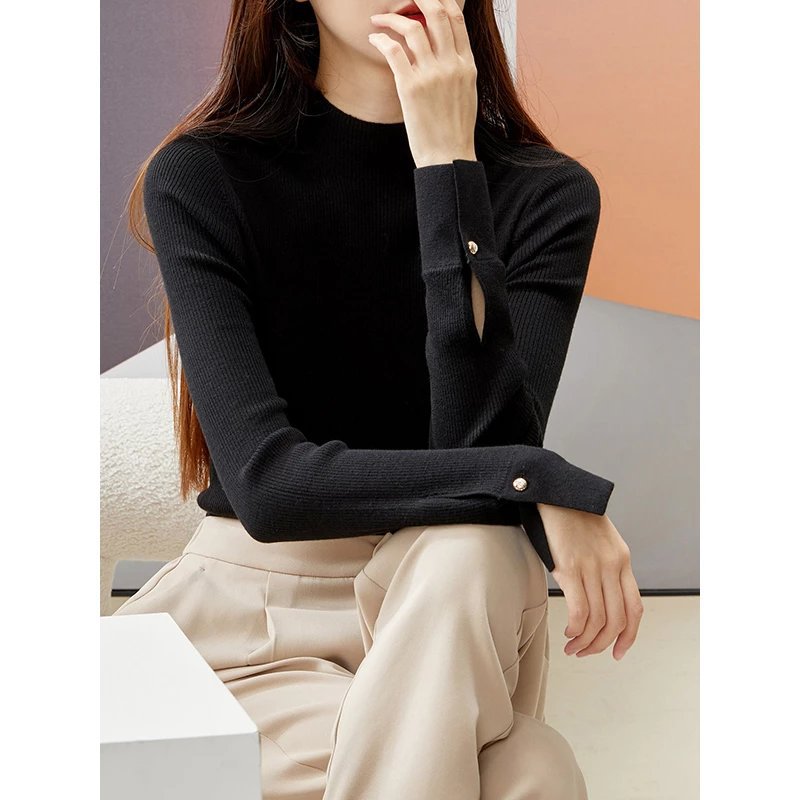 Suéter abrigado personalizado de moda para mujer