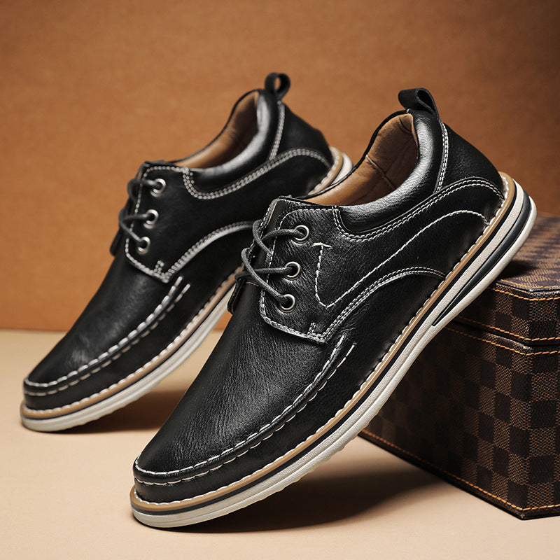 Casual Leather Shoes Worker Men's Shoes